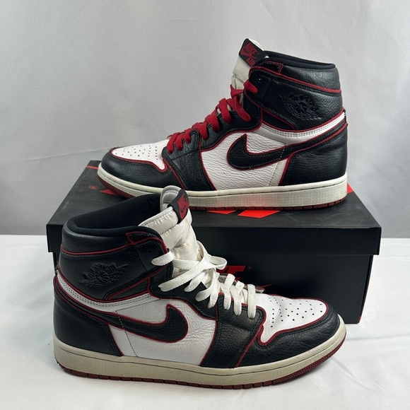Jordan Other - Nike Air Jordan 1 Retro High OG Black/Gym Red-White Sneakers